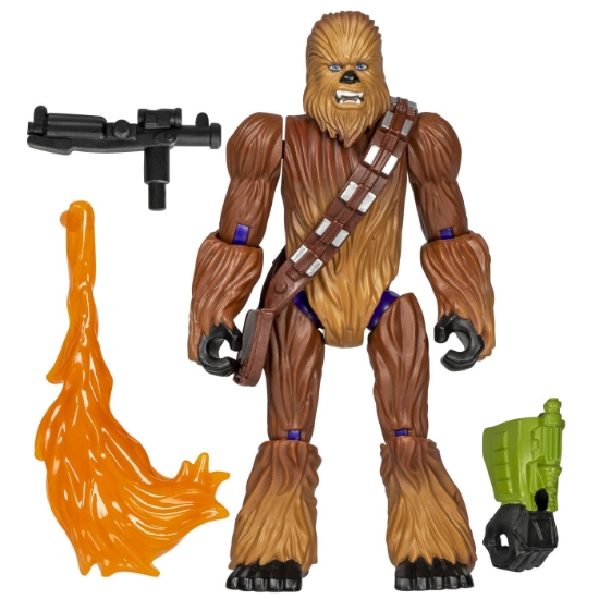 Imagine STAR WARS MIX MASHERS SET FIGURINA CHEWBACCA 12CM SI ACCESORII