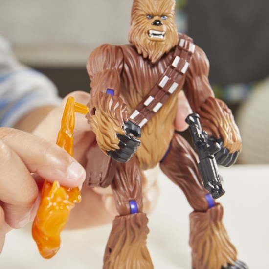 Imagine STAR WARS MIX MASHERS SET FIGURINA CHEWBACCA 12CM SI ACCESORII