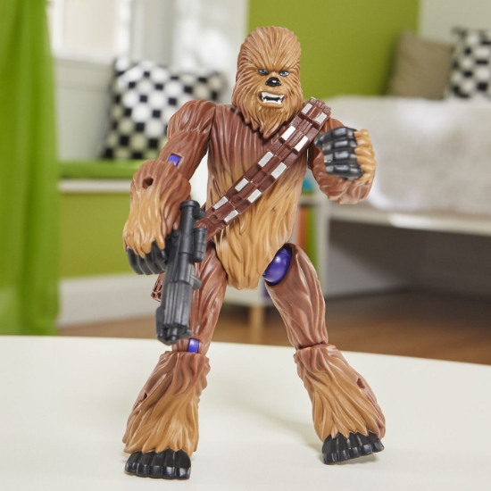Imagine STAR WARS MIX MASHERS SET FIGURINA CHEWBACCA 12CM SI ACCESORII
