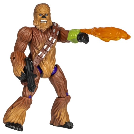 Imagine STAR WARS MIX MASHERS SET FIGURINA CHEWBACCA 12CM SI ACCESORII