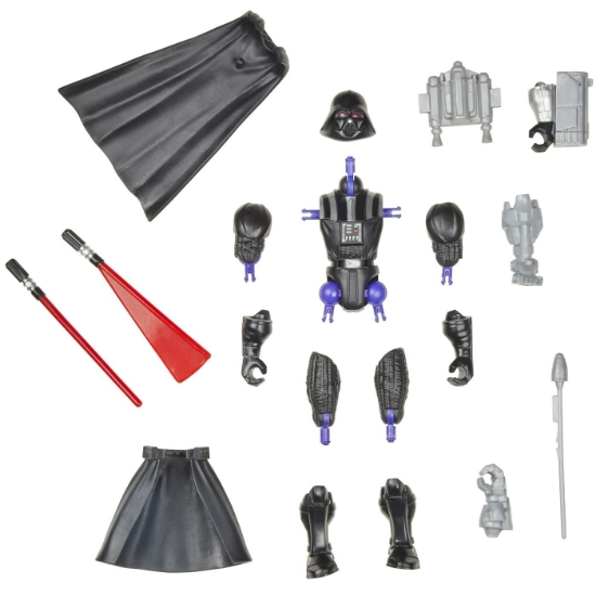 Imagine STAR WARS MIX MASHERS DELUXE SET FIGURINA DARTH VADER 12CM SI ACCESORII