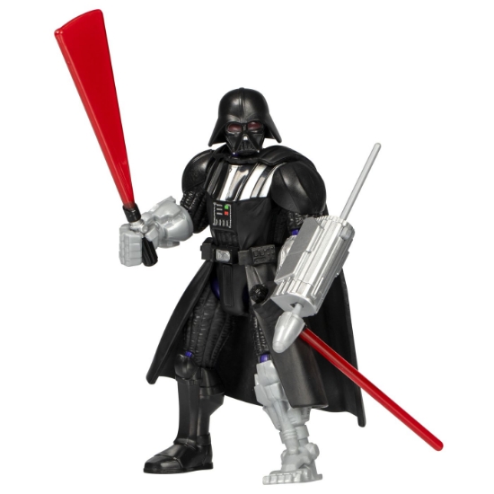 Imagine STAR WARS MIX MASHERS DELUXE SET FIGURINA DARTH VADER 12CM SI ACCESORII