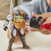 Imagine STAR WARS MIX MASHERS DELUXE SET FIGURINA MANDALORIAN AND GROGU 12CM SI ACCESORII