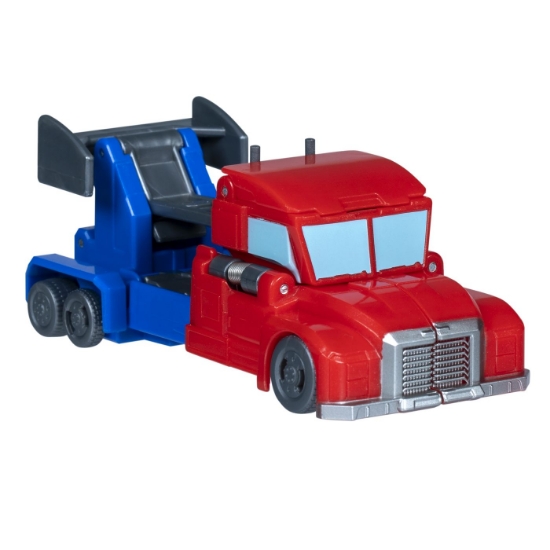 Imagine TRANSFORMERS EARTHSPARK FIGURINA OPTIMUS PRIME 1 STEP SMASH TO CHANGE