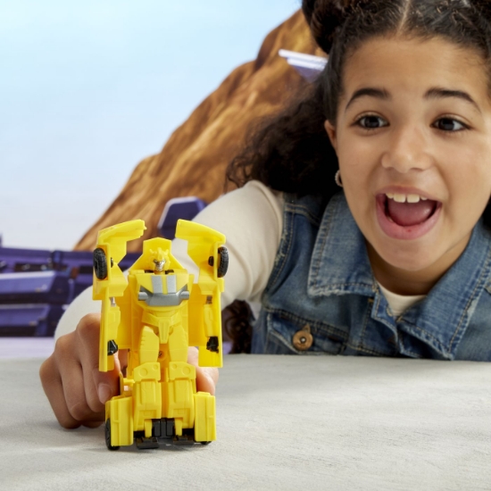 Imagine TRANSFORMERS EARTHSPARK FIGURINA BUMBLEBEE 1 STEP SMASH TO CHANGE