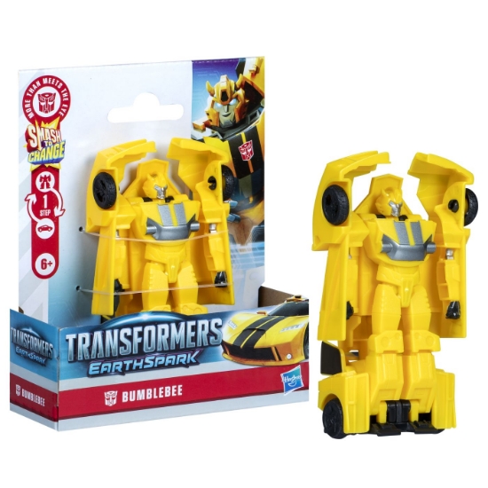 Imagine TRANSFORMERS EARTHSPARK FIGURINA BUMBLEBEE 1 STEP SMASH TO CHANGE