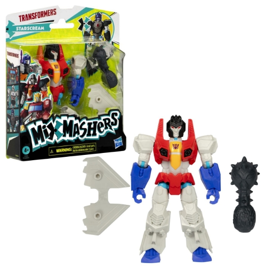 Imagine TRANSFORMERS MIX MASHERS FIGURINA STARSCREAM 12CM SI ACCESORII