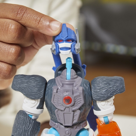 Imagine TRANSFORMERS MIX MASHERS FIGURINA OPTIMUS PRIMAL 12CM SI ACCESORII