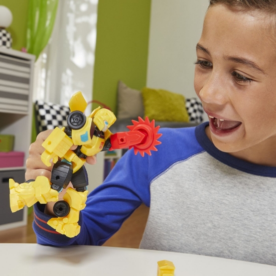 Imagine TRANSFORMERS MIX MASHERS FIGURINA BUMBLEBEE 12CM SI ACCESORII