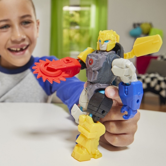 Imagine TRANSFORMERS MIX MASHERS FIGURINA BUMBLEBEE 12CM SI ACCESORII