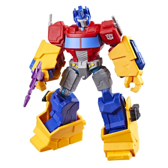 Imagine TRANSFORMERS MIX MASHERS SET FIGURINA OPTIMUS PRIME 12CM SI ACCESORII