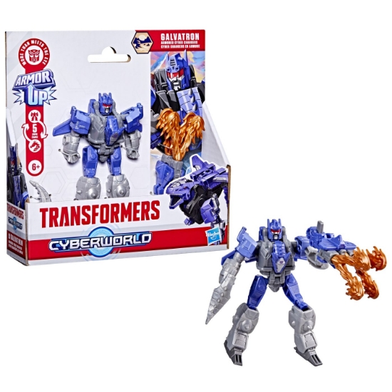 Imagine TRANSFORMERS CYBERWORLD ROBOT GALVATRON BLINDAT TRANSFORMABIL
