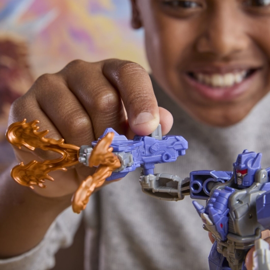 Imagine TRANSFORMERS CYBERWORLD ROBOT GALVATRON BLINDAT TRANSFORMABIL