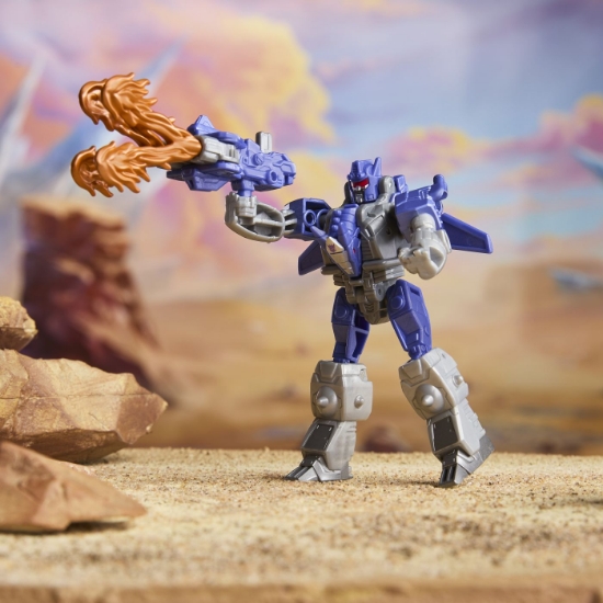 Imagine TRANSFORMERS CYBERWORLD ROBOT GALVATRON BLINDAT TRANSFORMABIL