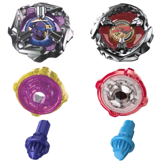 Imagine BEYBLADE X PACHET DUO BEAT TYRANNO 4-70Q SI KNIFE SHINOBI 4-80HN