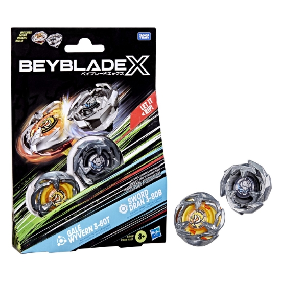 Imagine BEYBLADE X PACHET DUO GALE WYVERN 3-60T SI SWORD DRAN 3-80B