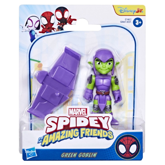 Imagine MARVEL SPIDEY SI PRIETENII SAI UIMITORI SET FIGURINA GREEN GOBLIN SI ACCESORII
