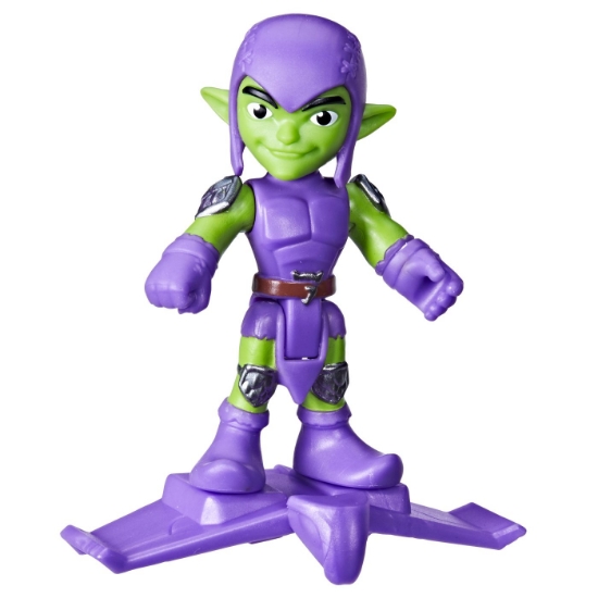 Imagine MARVEL SPIDEY SI PRIETENII SAI UIMITORI SET FIGURINA GREEN GOBLIN SI ACCESORII