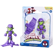 Imagine MARVEL SPIDEY SI PRIETENII SAI UIMITORI SET FIGURINA GREEN GOBLIN SI ACCESORII