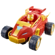 Imagine MARVEL IRON MAN SI PRIETENII SAI UIMITORI SET VEHICUL 2 IN 1 SI FIGURINA IRON MAN