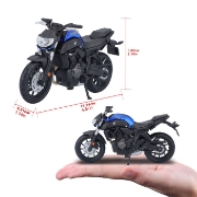 Imagine MAISTO MOTOCICLETA METALICA EDITIE SPECIALA YAMAHA MT07 SCARA 1 LA 18