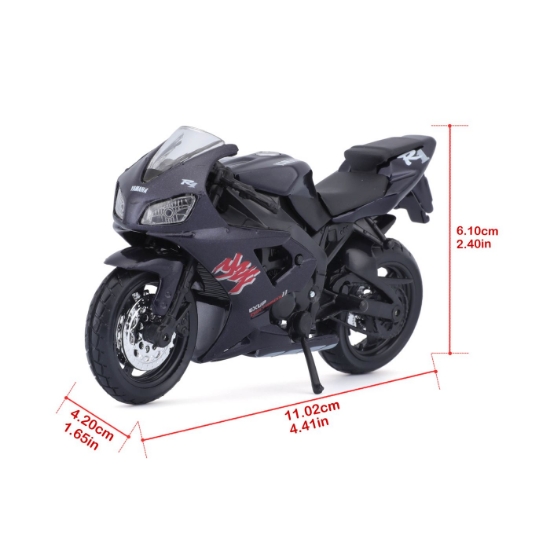 Imagine MAISTO MOTOCICLETA METALICA EDITIE SPECIALA YAMAHA YZFR1 SCARA 1 LA 18