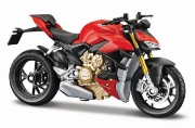 Imagine MAISTO MOTOCICLETA METALICA EDITIE SPECIALA DUCATI SUPER NAKED V4 SCARA 1 LA 18