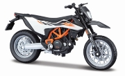 Imagine MAISTO MOTOCICLETA METALICA EDITIE SPECIALA KTM 690 SMC NEGRU SCARA 1 LA 18