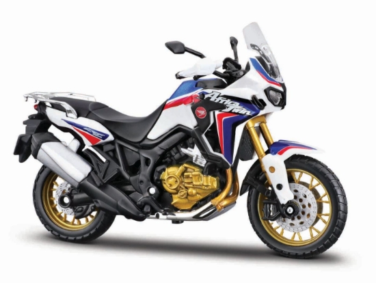 Imagine MAISTO MOTOCICLETA METALICA EDITIE SPECIALA HONDA AFRICA SCARA 1 LA 18