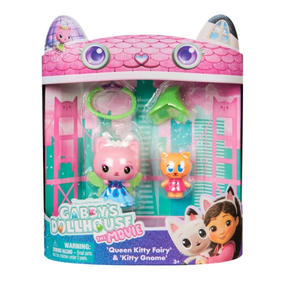 Imagine GABBYS DOLLHOUSE FILMUL SET 2 FIGURINE PISICUTA ZANA SI PISICUTA GNOME SI ACCESORII