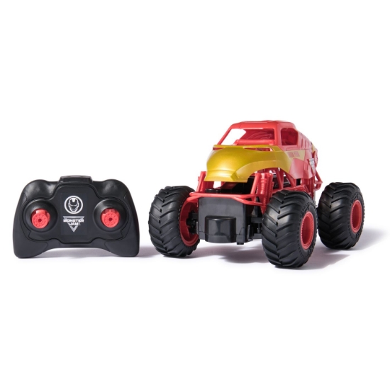 Imagine MONSTER JAM MARVEL CAMION GIGANT CU TELECOMANDA  IRON MAN SCARA 1 LA 24
