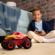 Imagine MONSTER JAM MARVEL CAMION GIGANT CU TELECOMANDA  IRON MAN SCARA 1 LA 24