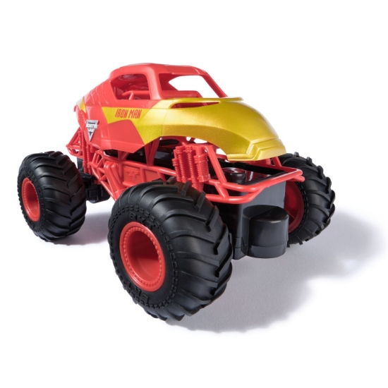 Imagine MONSTER JAM MARVEL CAMION GIGANT CU TELECOMANDA  IRON MAN SCARA 1 LA 24