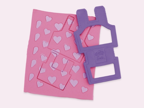 Imagine PLAY DOH BARBIE SET PLASTELINA INIMIOARE SI PAR