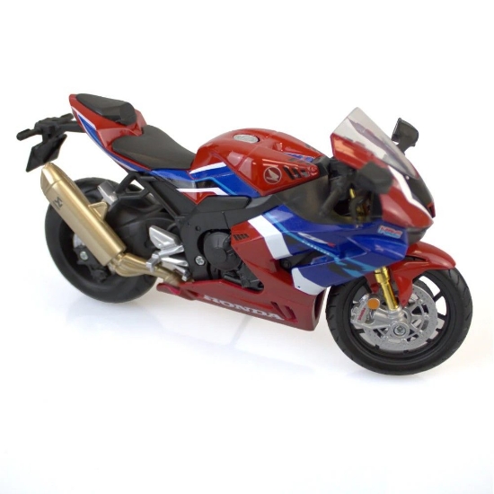 Imagine MAISTO MOTOCICLETA METALICA CU STAND HONDA CBR 1000RR R FIREBLADE SP SCARA 1 LA 12