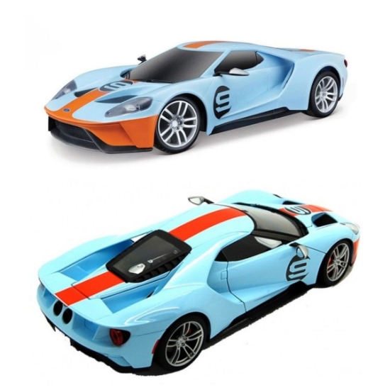 Imagine MAISTO MOTOSOUNDS MASINUTA FORD GT HERITAGE 2019 CU SUNETE SI LUMINI SCARA 1 LA 24