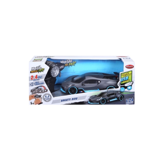 Imagine Maisto mașinuță premium cu telecomandă Bugatti Divo 2.4 GHz reîncărcabilă, scară 1:24