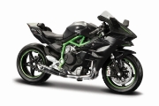 Imagine MAISTO MOTOCICLETA METALICA CU STAND EDITIE SPIECIALA KAWASAKI NINJA H2R SCARA 1 LA 18