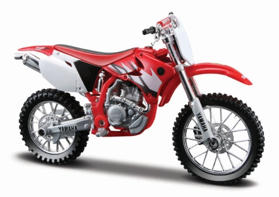 Imagine MAISTO MOTOCICLETA METALICA CU STAND EDITIE SPECIALA YAMAHA YZ 45OF SCARA 1 LA 18