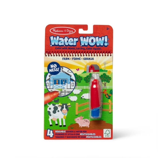 Imagine MELISSA AND DOUG CARTE DE COLORAT FERMA REUTILIZABILA CU APA WATER WOW
