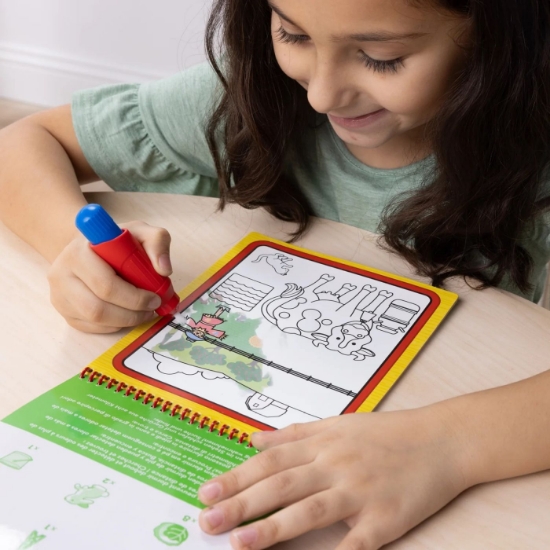 Imagine MELISSA AND DOUG CARTE DE COLORAT FERMA REUTILIZABILA CU APA WATER WOW
