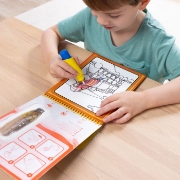 Imagine MELISSA AND DOUG CARTE DE COLORAT VEHICULE REUTILIZABILA CU APA WATER WOW