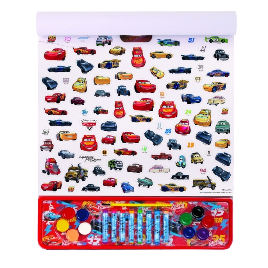Imagine CARS SET PENTRU DESEN GIGA BLOCK 4 IN 1
