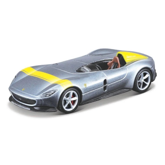 Imagine MAISTO MASINUTA METALICA SPEED ICONS FERRARI MONZA SP1 GRI SCARA 1 LA 64