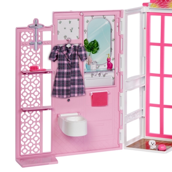 Imagine BARBIE SET CASA BARBIE CU 4 CAMERE
