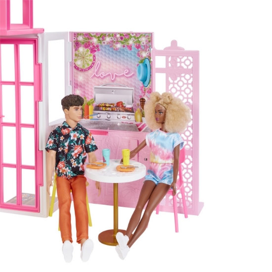 Imagine BARBIE SET CASA BARBIE CU 4 CAMERE