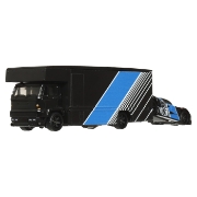 Imagine HOT WHEELS TRANSPORTATOR SAUBER MERCEDES C9 CU MASINUTA FLEET FLYER SCARA 1:64