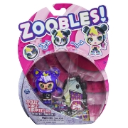 Imagine ZOOBLES Z-GIRLZ FIGURINA DE TRANSFORMARE FETITA PISICUTA