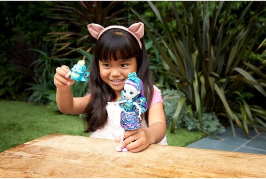 Imagine ENCHANTIMALS PAPUSI CU ANIMALUTE PATTER PEAKCOCK SI FLAP