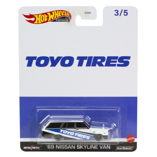 Imagine HOT WHEELS PREMIUM REAL RIDERS POP CULTURE MASINUTA METALICA NISSAN SKYLINE VAN 69 SCARA 1:64